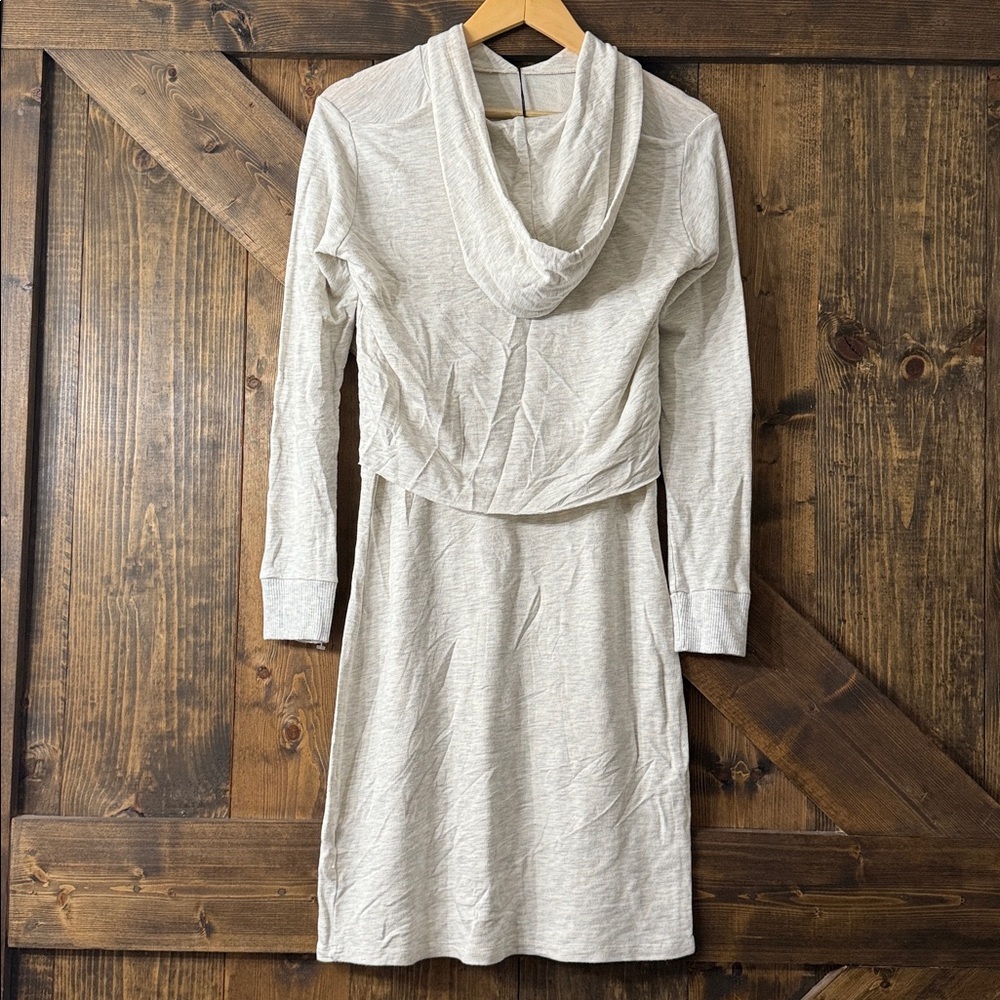 MONROW Double Layer Hoodie Dress - Picture 6 of 10